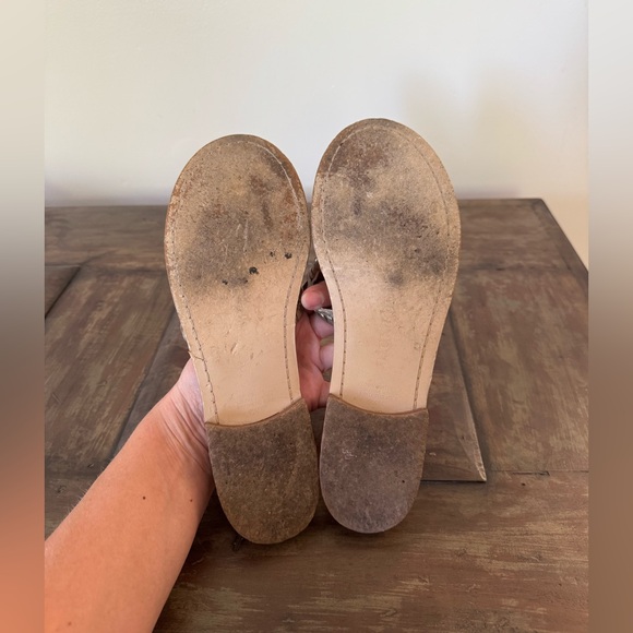 Jack Rogers metallic leather flats sandals women size 9.5 - Picture 4 of 4